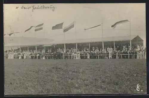 AK Bad Pyrmont, Pferderennbahn 1909