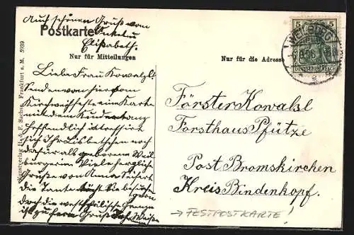 AK Weilburg, Festpostkarte zur 1000-Jahrfeier 906-1906, Kirchweihtanz, Prinz Eitel Friedrich