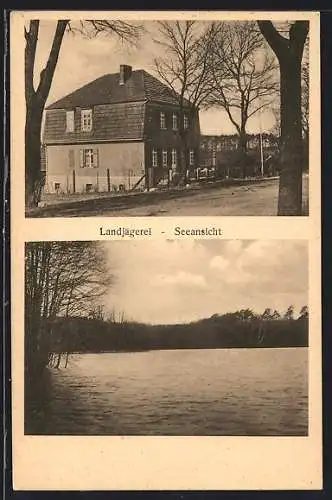 AK Sternebeck, Landjägerei, Seeansicht