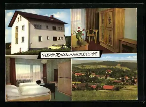 AK Friedenfels / Opf., Hotel-Pension Zeitler