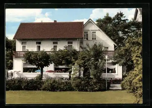 AK Hahnenklee-Bockswiese, Café und Pension Heine