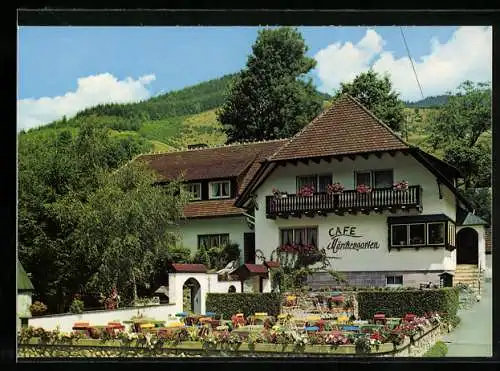 AK Simonswald / Schwarzwald, Café-Pension Märchengarten