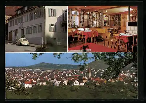 AK Korb /Remstal, Gasthaus Hirsch, Weishaarstr. 4