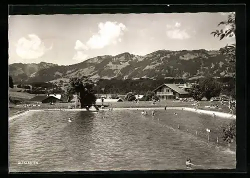 AK Altstädten /Allgäu, Schwimmbad