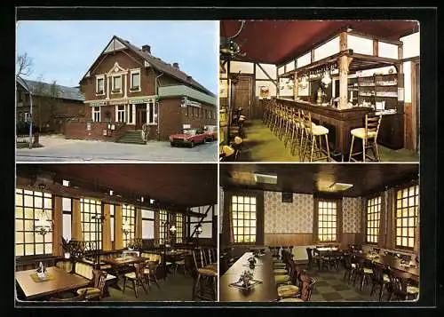 AK Burg /Dithmarschen, Hotel-Restaurant Marburger Hof, Holzmarkt 6