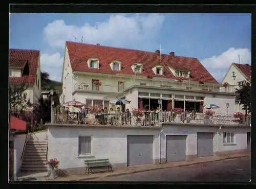 AK Frammersbach, Gaststätte Haus Schönblick, Gesamtansicht