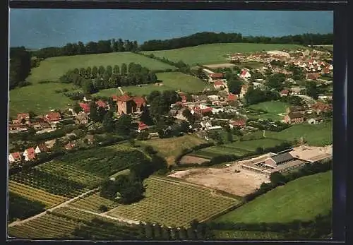 AK Selent /Holst., Gesamtansicht vom Flugzeug aus gesehen