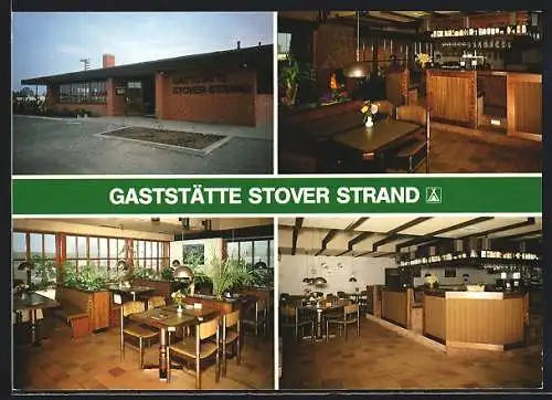 AK Drage /Elbe, Gaststätte Stover Strand, Stover Strand 10