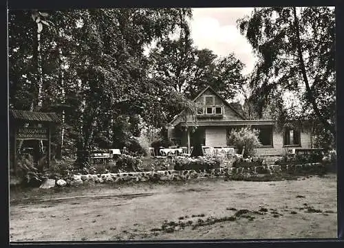 AK Brünkendorf, Blick auf das Cafe-Restaurant Schwedenschanze