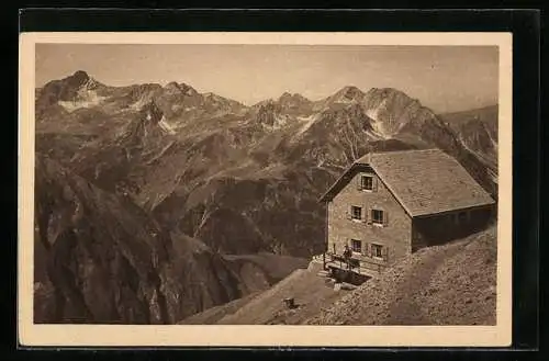 AK Waltenbergerhaus, Berghütte in den Allgäuer Alpen