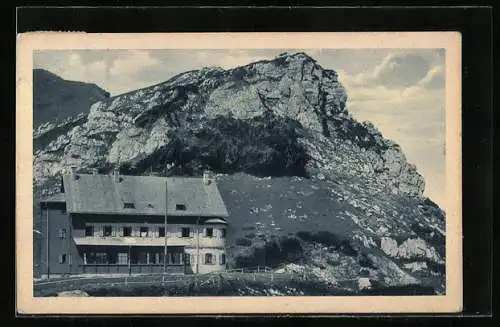 AK Rotwandhaus, Hütte mit Rotwand