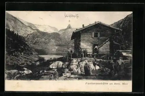 AK Funtenseehütte, Berghütte am Steinernen Meer