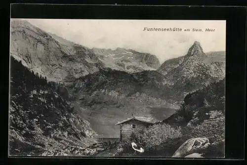 AK Funtenseehütte, Berghütte am Steinernen Meer