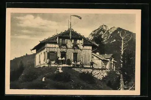 AK Tegelberg-Haus der Sekt. Füssen des D.Ö.A.V.