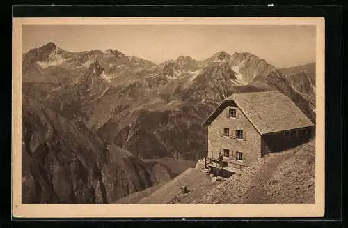 AK Waltenbergerhaus, Berghütte in den Allgäuer Alpen