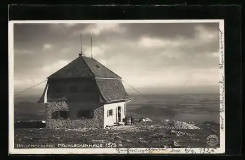 AK Hochleckenhaus, Berghütte im Höllengebirge