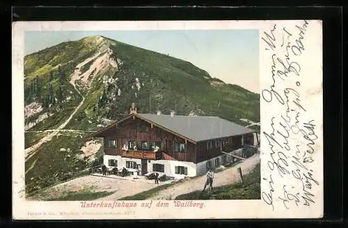 AK Wallberghaus, Berghütte auf dem Wallberg