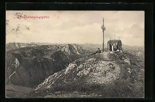 AK Gipfelkreuz und Kapelle auf dem Wendelstein