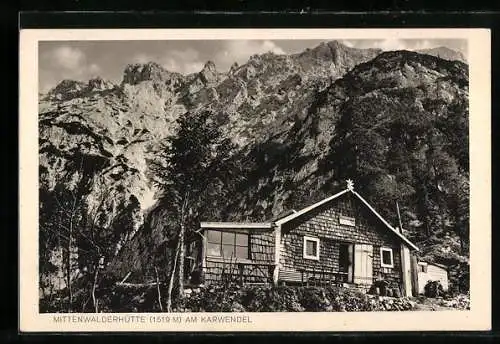 AK Mittenwalderhütte, Am Karwendel