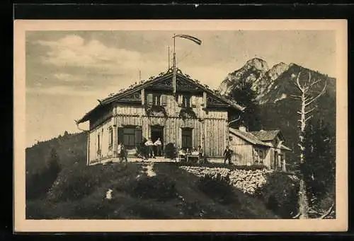 AK Tegelberg-Haus, Berghütte mit Umgebung