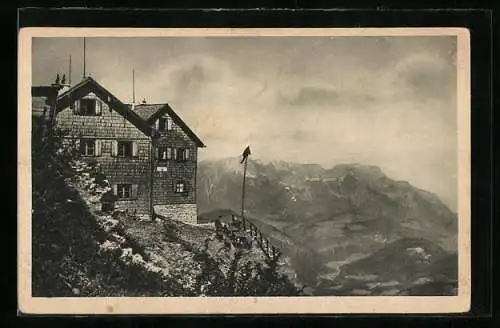 AK Purtschellerhaus, Eckerfirst am Hohen Göll