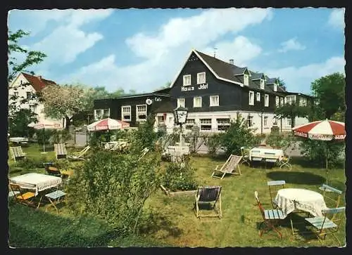 AK Hübender b. Wiehl /Rhld., Hotel-Restaurant Haus Idel