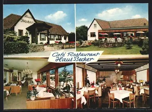 AK Villigst, Café-Restaurant Haus Becker, Am Buschufer 7