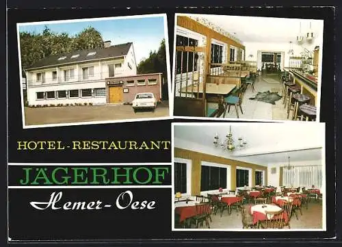 AK Hemer-Oese, Hotel-Restaurant Jägerhof, Mendener Str. 169