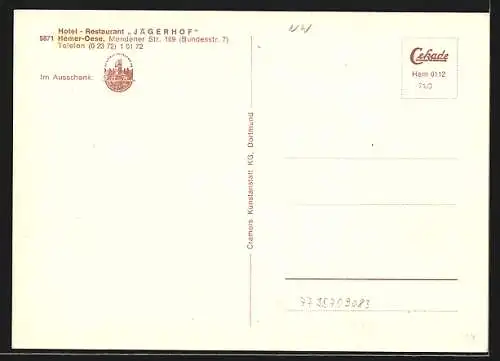 AK Hemer-Oese, Hotel-Restaurant Jägerhof, Mendener Str. 169