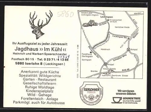 AK Iserlohn, Gaststätte Jagdhaus Im Kühl