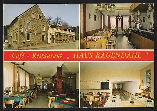 AK Witten-Bommern, Café-Restaurant Haus Rauendahl, Rauendahlstr. 126