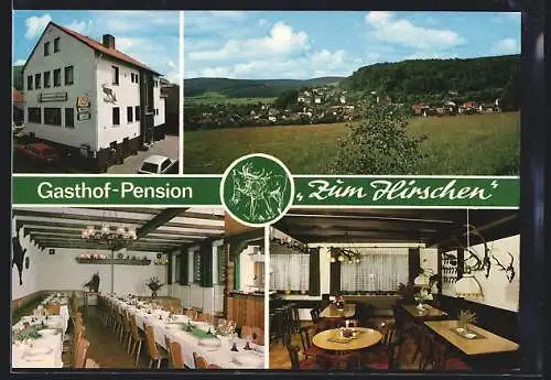 AK Kleinkahl-Edelbach, Gasthof-Pension Zum Hirschen, Edelbacher Str. 61