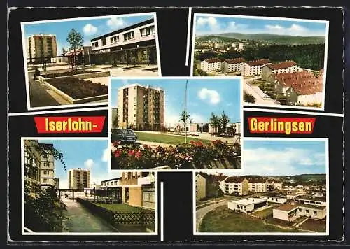 AK Iserlohn-Gerlingsen, Ortsansicht, Neubausiedlungen