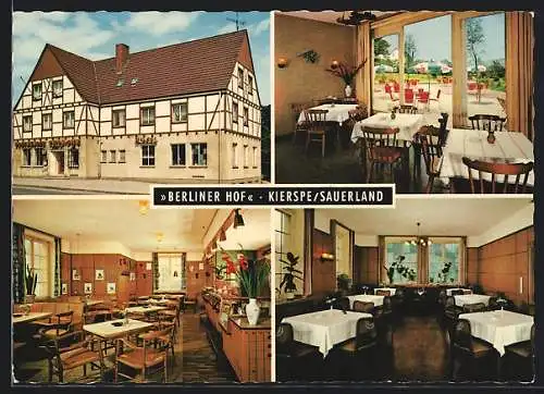 AK Kierspe /Sauerland, Hotel-Restaurant Berliner Hof