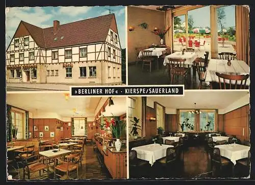 AK Kierspe /Sauerland, Hotel-Restaurant Berliner Hof