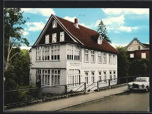 AK Hahnenklee /Harz, Hotel-Pension und Fremdenheim Haus Kohlrausch, Hauptstrasse 14