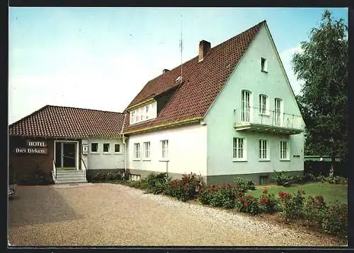 AK Bad Rothenfelde, Hotel Drei Birken, Birkenstrasse 3