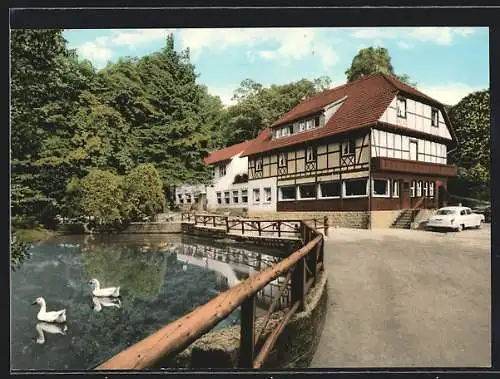 AK Forsbach b. Köln, Waldgasthof Forsbacher Mühle
