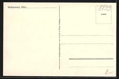 AK Hohenwart /Obb., Taubstummenanstalt Hohenwart