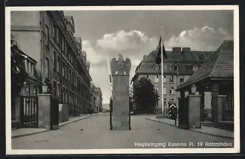 AK Holzminden, Haupteingang Kaserne Pi. 19