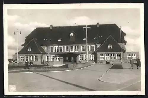 AK Westerland /Sylt, Bahnhof