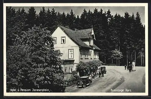 AK Braunlage /Harz, Hotel und Pension Jermerstein