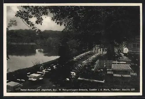 AK Seddin, Hotel-Restaurant Jägerhof, Bes.: M. Rungenhagen-Broszio