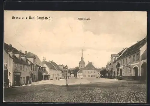 AK Bad Lauchstedt, Marktplatz