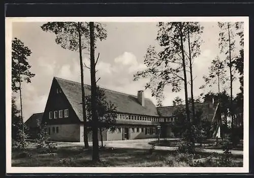 AK Dolgenbrodt, Wassersportheim des Post-S. V. Berlin