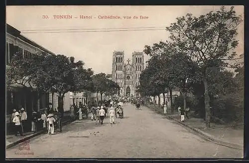 AK Hanoi, Cathédrale, vue de face