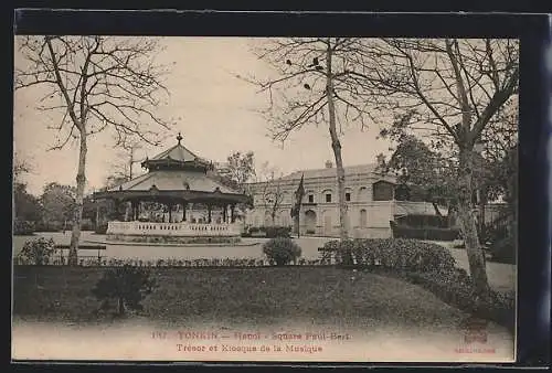 AK Hanoi, Square Paul-Bert, Trésor et Kiosque de la Musique