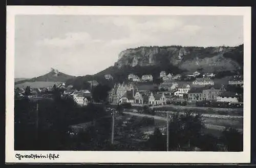 AK Gerolstein /Eifel, Gesamtansicht aus der Vogelschau