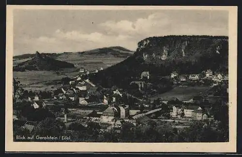 AK Gerolstein /Eifel, Ortsansicht von oben