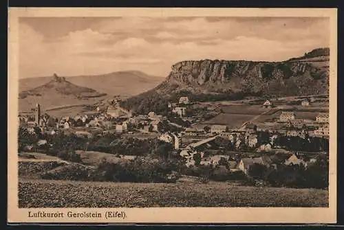 AK Gerolstein /Eifel, Totalansicht aus der Vogelschau